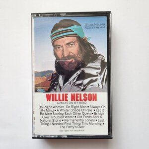 Willie Nelson "Always On My Mind" Cassette Tape 1982 Columbia Records Classic Co